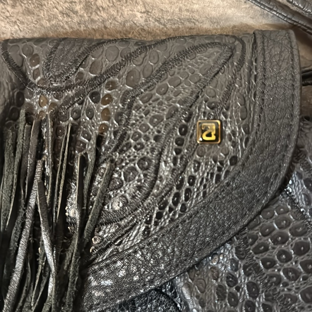 NAS Shoulder Bag. Crocodile  print - Picture 10 of 10